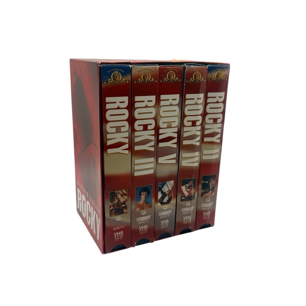 The Rocky Anthology VHS 2001 5-Tape Set